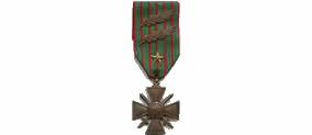 Médaille militaire : Croix de guerre 1914-1918