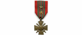 Médaille militaire : Croix de guerre 1939-1945